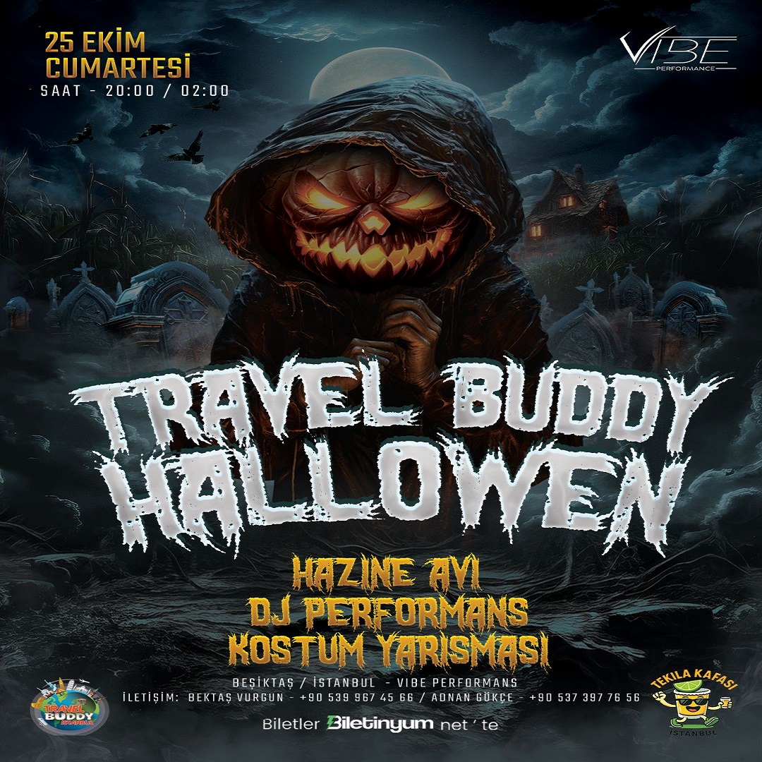TRAVEL BUDDY HALLOWEEN PARTİSİ